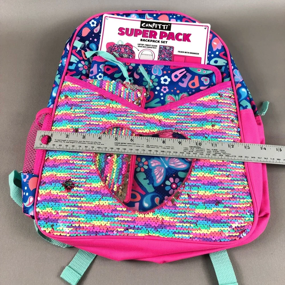 Confetti Super Pack Backpack Set